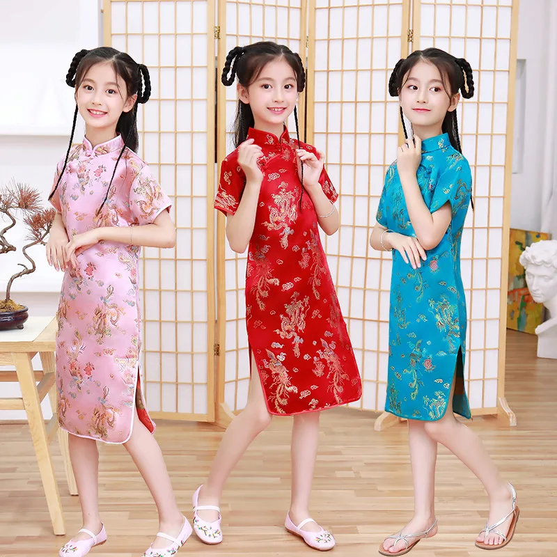 Sommer kinder Cheongsam Modern – Baby Clothing Dresser Bewertung und Preis