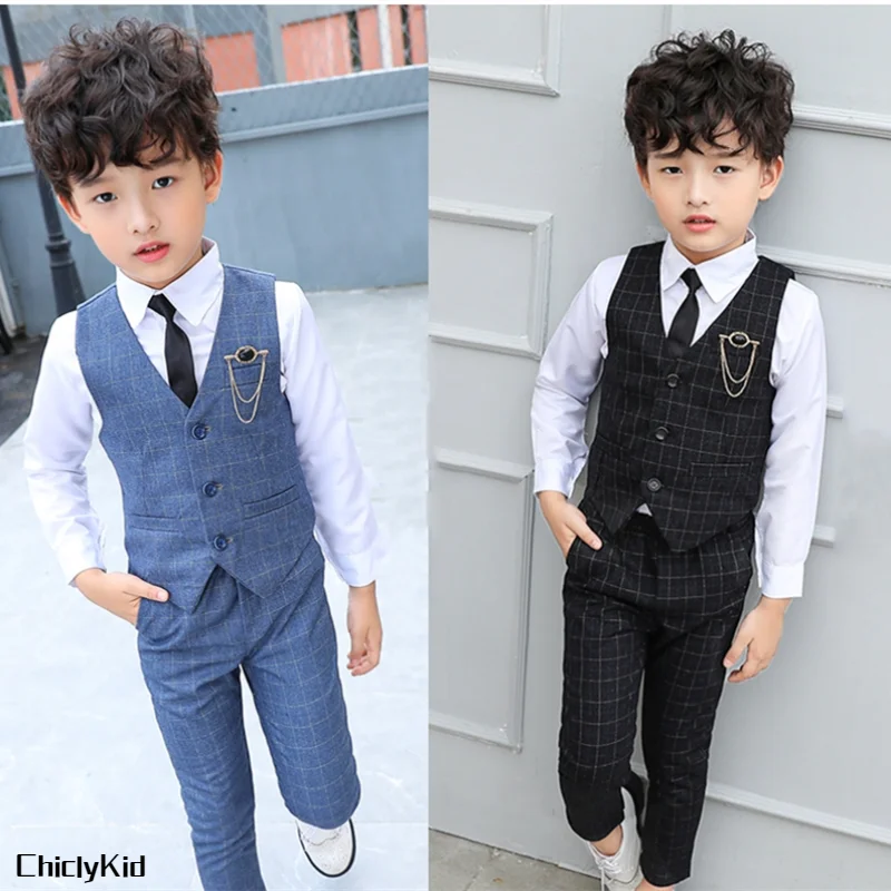 Junge Plaid Weste Blazer Kinde – Baby Clothing Dividers Bewertung und Preis